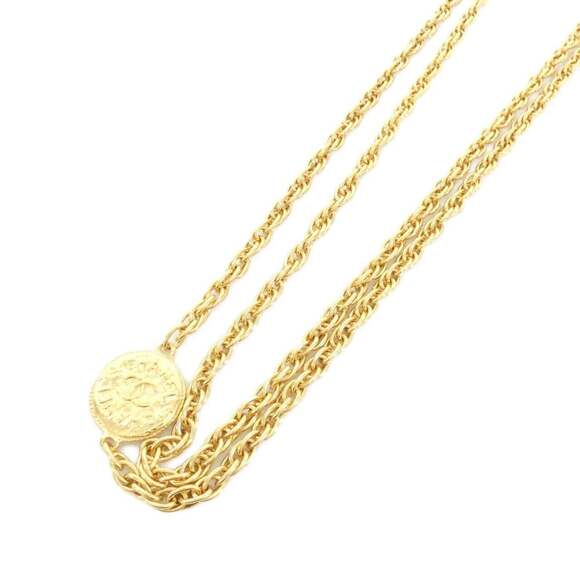 CHANEL Gold Necklace